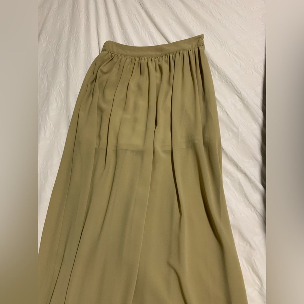 Floor length skirt